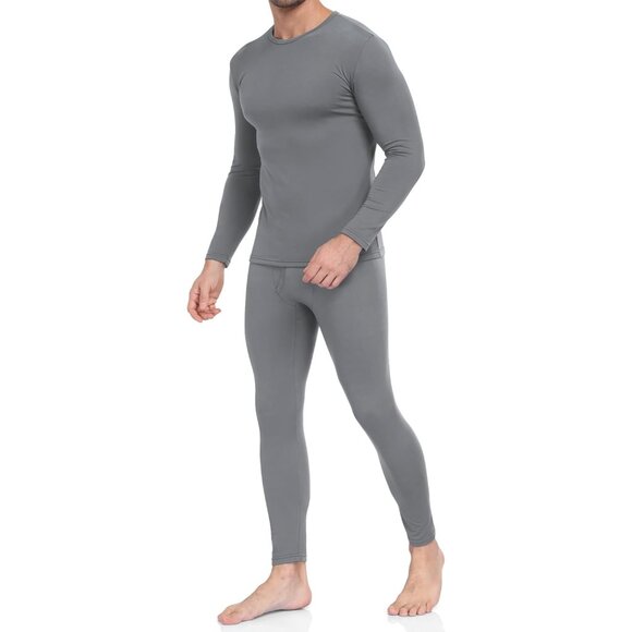 Thermal Underwear for Men Long Johns with Fleece Lined Base Layer Men Cold Weath